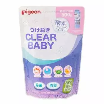 [bulk purchase] pigeon dipping clear baby 300g refill, refreshing with enzyme power x 2