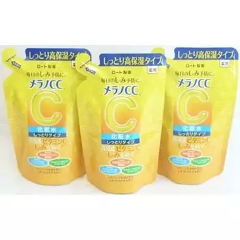[Bulk sale] Melano CC medicated anti-blemish whitening lotion, moist type, refill, 170ml x 3 pieces