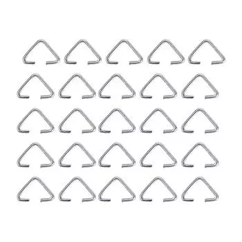 Bulk Set of 600 Silver Triangle Pinch Clip Bails Sturdy Stainless Steel Hanging Drops for Craft Supplies Daily Use