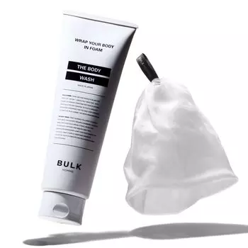 BULKHOMME THE BODY WASH THE BUBBLE NET по 1 шт. Набор для ухода за телом Пенящееся мыло для тела BULKHOMME THE BODY WASH THE BUBBLE NET и (Мужской подарок) &