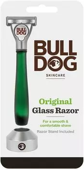 Bulldog Glass Holder 5 Blades Green European Original
