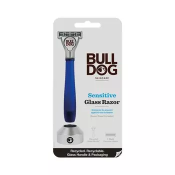 Bulldog Sensitive Glass Holder 5 Blades (with Blade)