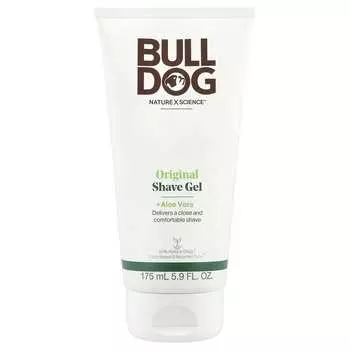 Bulldog Skincare For Men, оригинальный гель для бритья + алоэ вера, 5,9 жидких унций (175 мл)