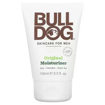 Bulldog Skincare For Men, увлажняющий крем, оригинальный, 3,3 жидких унции (100 мл)
