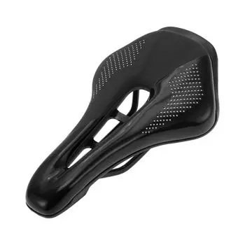 BULLSPANN Bicycle Comfortable Saddle Shock Waterproof PU for Mountain and Road Bikes Saddle, Cover, Absorbing, Leather, Black, Bikes, MTBs,