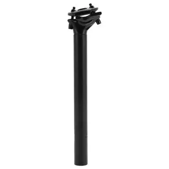 BULLSPANN Seatpost Bicycle Saddle Post Bike Seatpost Replacement Part for Most Bicycles Mountain Bikes Road Bikes Aluminum Alloy Black 27.2 27.2x300mm