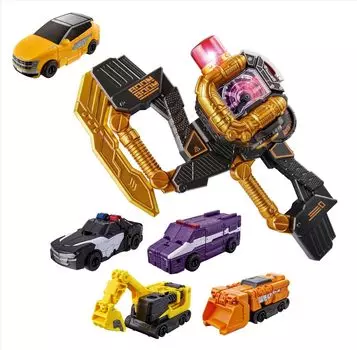 Булочка Bakujo Sentai Bunger Bun Bunger Bun Черная булочка Оранжевая Полный набор с булочкой Offroad Ghost [Bandai] и Ver.
