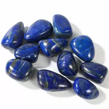 Булыжник EnergyPower Lapis Lazuli 30 мм - 40 мм, большой натуральный камень высшего качества AAA, высококачественный гравий, галька King of Power Stones Lapis December