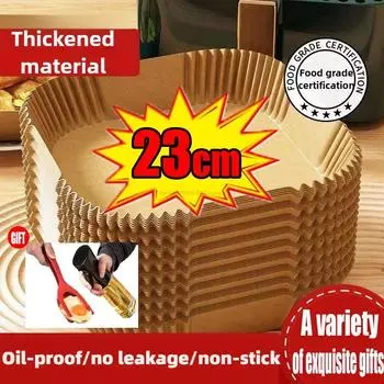 Бумага для фритюрницы Пергаментная бумага для аэрогриля Подкладка для фритюрницы Бумага для выпечки в аэрофритюрнице Принадлежности для фритюрницы Инструмент для выпечки