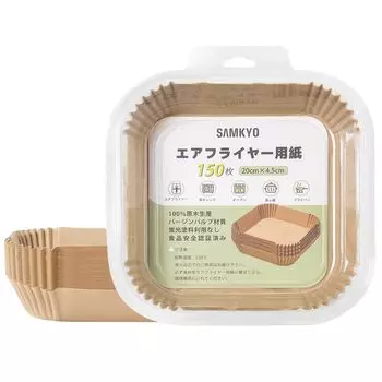 Бумага для фритюрницы SAMKYO, сменные аксессуары для фритюрницы, внутренний диаметр 20 см, 150 листов белый
