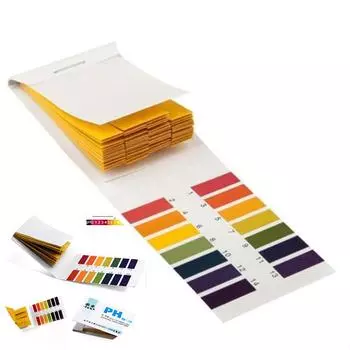 Бумага для испытаний на pH Вода Лакмусовая бумага для испытаний на кислотность полного диапазона Кислота Щелочная PH Щелочная бумага 36mm*55mm