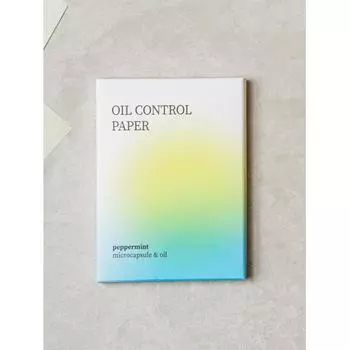 Бумага для капсул Daiso Mint Oil Paper 80 листов