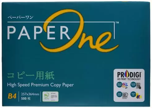 Бумага для копирования April High White Paper PaperOne B4 500 листов Толщина бумаги Подходит для массовой печати Сертификация с нейтральным уровнем выбросов углерода PEFC
