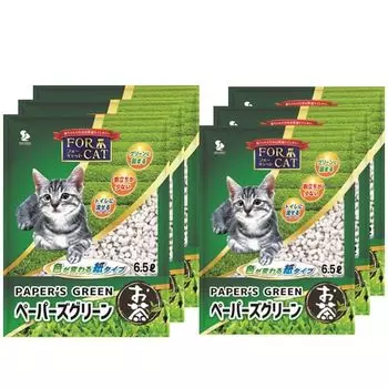 Бумага для кошачьего туалета Chemical Industry Green Tea x 6 шт. Shin-Tohoku 6.5 л (дело продано)