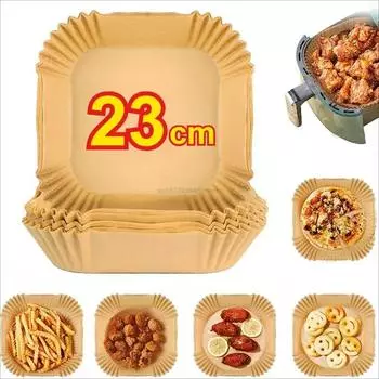 Бумага для приготовления пищи в аэрогриле Пергаментная бумага для аэрогриля Инструменты для выпечки Аксессуары для аэрофритюрницы Бумага для аэрофритюрницы Подкладка для духовки Одноразовая посуда