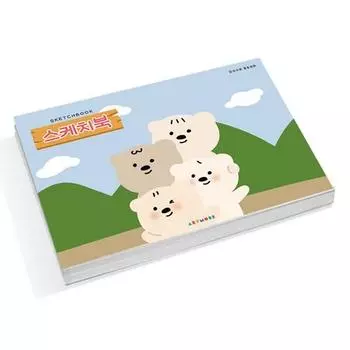 Бумага для рисования Artmore Sketchbook 105г, 250 листов, 8 секций, корейские игрушки