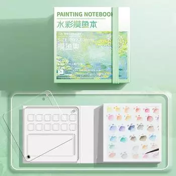 Бумага для рисования ногтей Практика рисования ногтей Палитра смешивания ногтей Бумага для рисования ногтей Палитра для макияжа Инструмент для демонстрации практики рисования ногтей фиолетовый