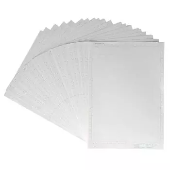 Бумага для рисования с клеевым покрытием Прозрачная шкала Малый объем Легкая шкала Этикетка Бумага для эскизов