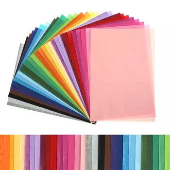 Бумага для салфеток Kesote Бумага для цветов Ohanagami 300 листов 30 цветов Формат A4 Бумага для цветов Упаковочная бумага Бумага для цветов 20x29 см