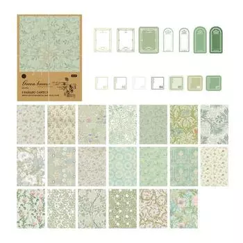 Бумага для скрапбукинга в цветочном саду, винтажный декор комнаты, плакаты, декоративные листы из скрапбукинга, бумага для дневника, мальчик и девочка