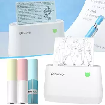 Бумага для термопечати, управляемая Bluetooth, маленькая и портативная зелёный