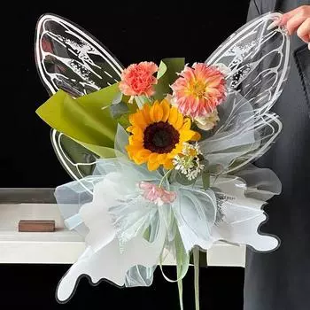 Бумага для упаковки цветов Butterfy Букеты-бабочки своими руками Упаковочная бумага Упаковочные материалы Цветочный упаковочный материал Подарки на день рождения