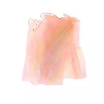 Бумага для упаковки цветов из пряжи Wave, плиссированная пряжа, флористическая упаковка для букетов, кружевная сетка, цветы своими руками, подарочная упаковка, принадлежности 28 см x 4,5 м