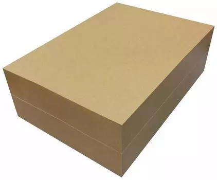 Бумага для входа крафт-бумага А4 неотбеленная 1000 листов бумага для копирования упаковочная обложка книги коричневая 55072 75,5 кг