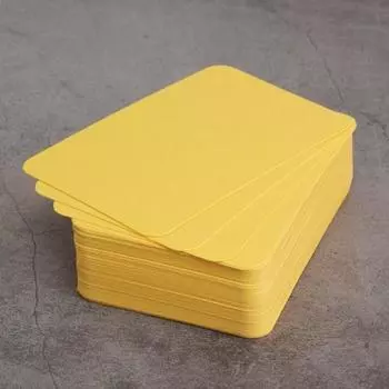 Бумага для заметок на складе Toktok, 100 листов, обычная сплошная бумага Kent, бумага для заметок, словесное исследование, карточка для изучения, визитная карточка, бумага