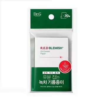 Бумага Dr.G Red Blemish Oil Control Paper, ограниченный тираж 80 листов
