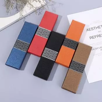 Бумага перьевая ручка Подарочная коробка Канцелярские принадлежности Картонная коробка Милая упаковочная коробка красный