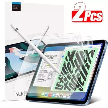 Бумага, защитная пленка для экрана, матовая ПЭТ-картина для Xiaomi Mi Pad 5 6 Pro Pad5 5Pro Pad6 11 12,4 Redmi Pad 10,61 2PCS MiPad 5 11 прозрачный