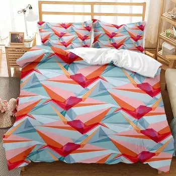 Бумажная игрушка, оригами, парусник, самолет, тысяча бумажных журавликов, пододеяльник, бумажное искусство, украшения для спальни, полиэстер, пододеяльник 70x133cm 2pcs