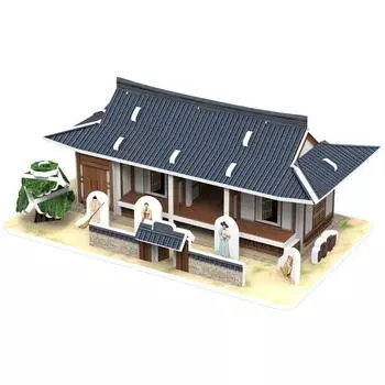 Бумажная плитка с замком 3D Трехмерная головоломка WC705