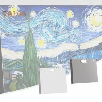 Бумажная сумка для хранения художественных эскизов 8K 16K, водонепроницаемая сумка для хранения фотоальбомов, складное хранилище для данных художественной живописи M белый