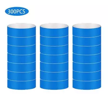 Бумажные браслеты на 300 штук, водонепроницаемые браслеты для мероприятий, легкие концертные браслеты, неоновые цветные клейкие браслеты Fo L оранжевый