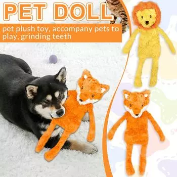 Бумажные игрушки-погремушки для собак, издающие звуки, милые плюшевые игрушки-компаньоны для собак One Size