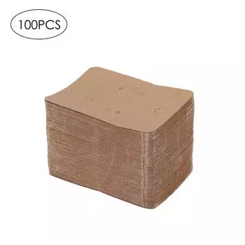 Бумажные карты для хранения ювелирных изделий Серьги-гвоздики для ушей Ожерелье-шпилька Подвесная карта