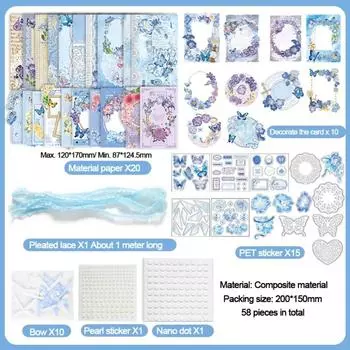 Бумажные наклейки Сделай сам Материал для вставки Итабаг Основной декоративный наполнитель Канцелярская сумка