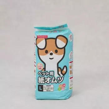 Бумажные пеленки Inuneru L для собак 16 листов,