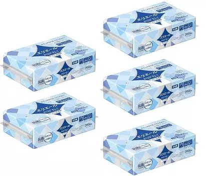 Бумажные полотенца Elleair Compact Type 200 Sets 400 Sheets Plus+Kirei [X5 Pack]