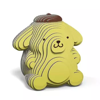 Бумажный 3D-пазл EUGY Pompompurin Это обучающая игрушка, которая понравится ученикам начальной школы и взрослым и идеально подойдет для мальчиков, девочек,