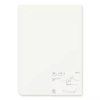 Бумажный блокнот Midori Memo MD, хлопок, A4, простой, 15238006