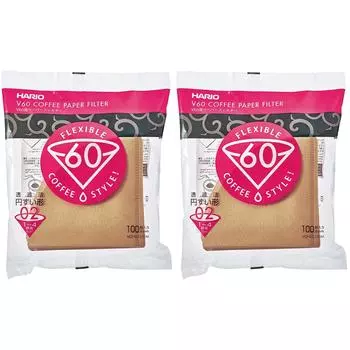 Бумажный фильтр HARIO V60 для 1–4 человек VCF-02-100M 200 шт. Misarashi VCF-02-100M