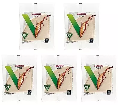 Бумажный фильтр HARIO VCF-03-100M для V60, 03M, 1-6 чашек, 500 листов
