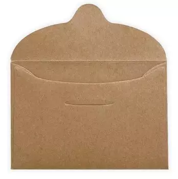 Бумажный конверт для визиток Entrance Mini Western Envelope Craft 100 x 68 мм 100 листов канцелярские принадлежности для открыток 55120