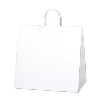 Бумажный пакет Heiko 25CB с широкими складками, белый, 34x22x32 см, 50 листов, 34-1