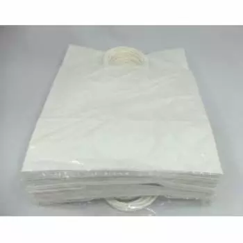 Бумажный пакет Nippon VCS Hand Paper Bag 3 Years Old, простой, белый, ширина 320 x глубина 115 x высота 310 мм, 25CB, 50 штук (Отбеленное ремесло)