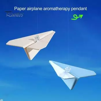 Бумажный самолетик, ароматерапевтический кулон, высокоплотная впитывающая ткань, ароматизатор, эфирное масло, выделяющее аромат, автомобиль, домашний декор, спальня, гостиная, многоразовый абрикосовый