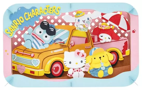 Бумажный театр Sanrio Персонажи Летние каникулы PT-L71